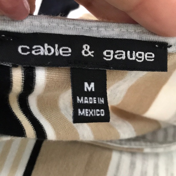 CABLE & GAUGE WOMENS TANK SIZE M - Picture 5 of 7